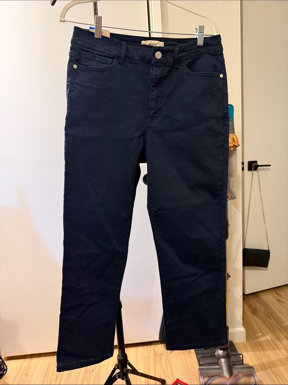 Blank NYC Women's High-Rise Straight Jeans in Dark Navy size 10/30 NWT